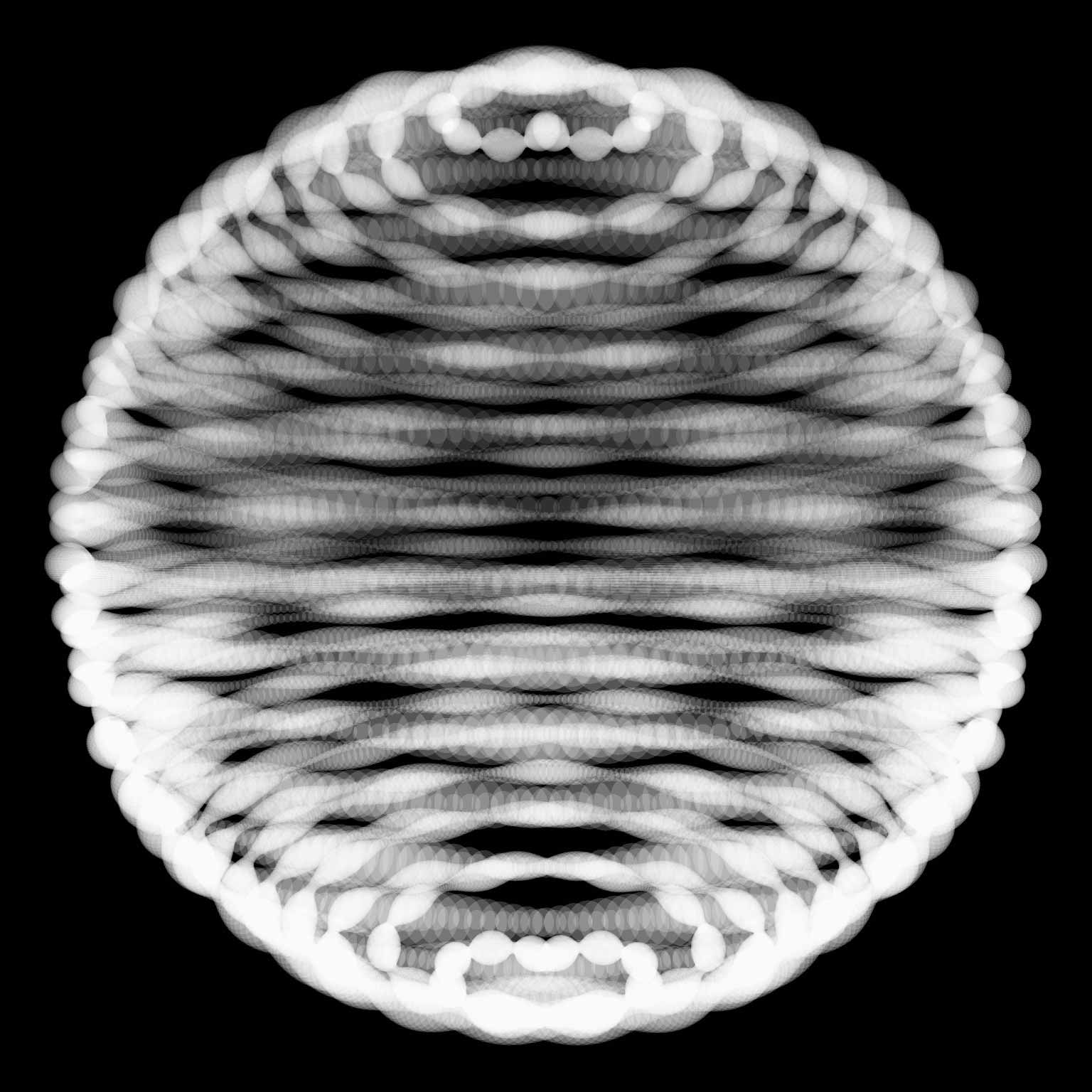 Spiral sphere, Processing